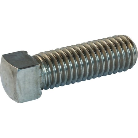 Square Head Set Screw, Cup Point, 1/2-13 X 2, Stainless Steel 18-8, Full Thread , 50PK
